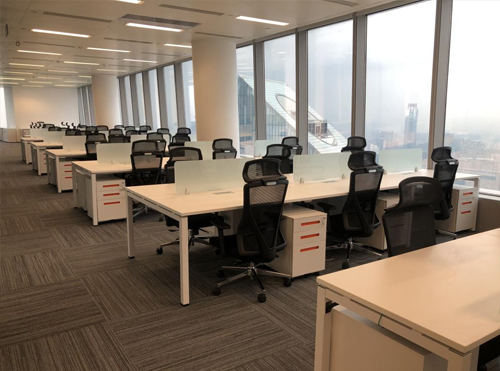 西塔14F、15F和北塔67F办公家具工程项目
